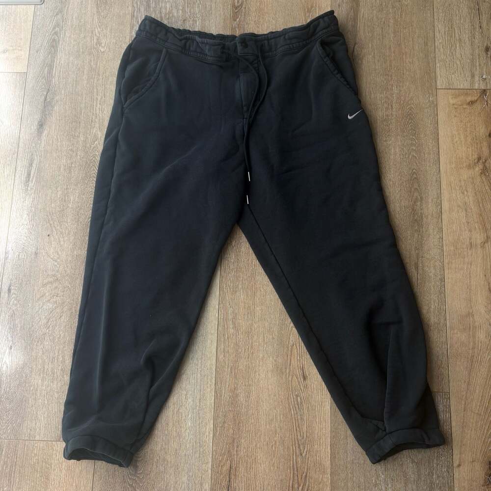 Nike Women's Fleece Jogger Sweatpants with Zippered Fly High Rise 2X Cotton